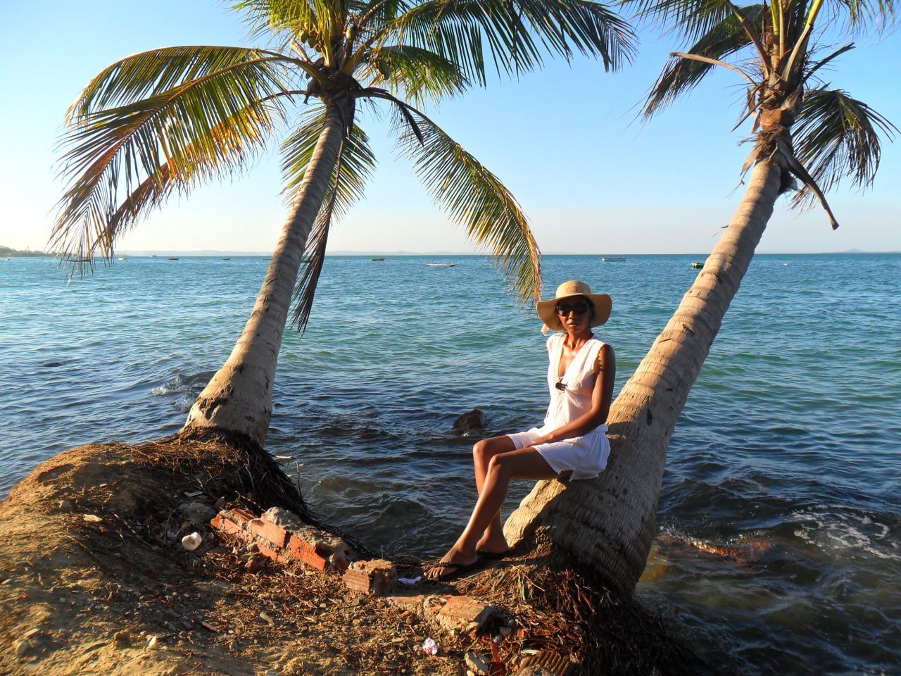 Lifestyle em viagem à praia